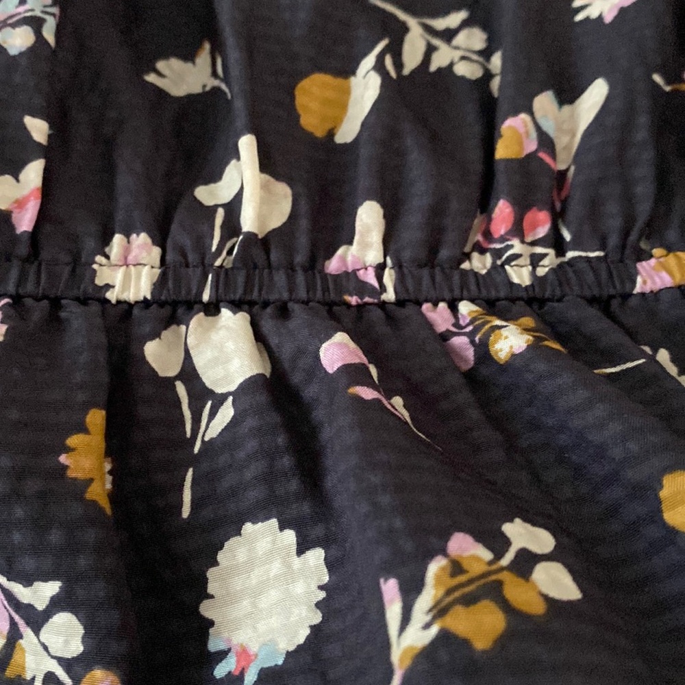 Rebecca Taylor Holly Flower Print Long Sleeve Navy Dress💙💙💙 - Picture 11 of 16